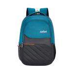 Safari Blink 1 Formal Laptop Compatible Backpack, 3 Compartments With 2 Side And 1 Front Pocket, Smart Sleeve, Padded Back & Shoulders, 36L, Teal