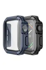 Bakeey Adepoy Black And Blue TPU 40mm Screen Protector For Apple Watch Series 4 To 6 (Pack Of 2)