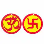 Om Swastik Set Of 2
