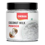 OKRAA Coconut Milk Powder - 100 gm / Spray Dried Instant Coconut Milk ( Nariyal)