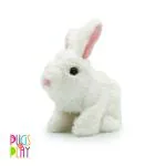 Hamleys Huggable Cuddly Hopper Jumping Rabbit Stuffed Toy, Soft Toys For Kids, Cute Plushies Purple, Multicolour, 3Y+