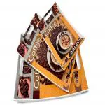 UPC Crystal Melamine Serving Ocean Series Tray- Set of 3 (Small, Medium and Large Size, Multicoloured, White)