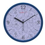 RANDOM 11 Inch Classic Modern Beautiful Tic Toc Wall Clock For Home, Living Room, Bedroom, Lobby, Office, And Kitchen (Blue)