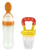 Manan Shopee Kids Multicolor Silicone Ceralac Feeder & Baby Nibbler Fruit (Pack Of 2)