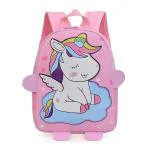 JMK CRAFTS MINI Unicorn Cartoon Backpack For Kids, School Daycare Backpack for 3-5 year kids, Bag for Girls, Multi-Purpose (Random colour will be send)