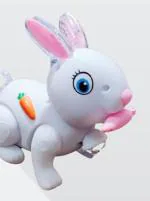 HAIDUN Funny Rabbit Musical Toy for Kids Cute Bunny with Flashing Lights and Music Best Gift for Kids