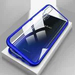 Lejaao Vivo V11 Pro Blue Aluminum, Magnet Mobile Back Cover