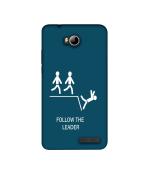 Casotec Follow The Leader Design Printed Silicon Soft TPU Back Case Cover for Micromax Canvas Juice 4 Q382