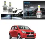 Feelitson White Car C6 H4 Compact Design 36W/3800Lm Led Headlight For Maruti Suzuki Celerio New (Pack Of 2)