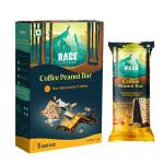 Rage Coffee Peanut Bars 200g Pack of 5 40g each Rage Snacks No Preservatives Gluten Free Snack Natural Identical Flavour Healthy Energy Bar
