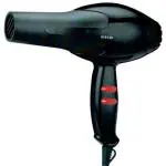 Colour Music Professional Salon Style Hair Dryer for Men and Women 2 Speed Heat Settings Button with AC Motor, Concentrator Nozzle and Removable Filter 1800W