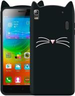 Aviaaz Lenovo A7000 Black Silicon Back Cover