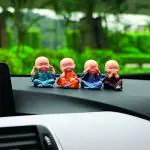 Saudeep India Handicraft Colorful 4 Monks Buddha Figurines for Home and Car Decor (Export Quality) Online at Low Prices in India - Amazon.in
