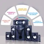 Punta In Style..Always! Black 200 W 5.1 Channel Bluetooth Home Theatre