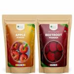 Bliss of Earth Combo of 1kg Apple Powder+1kg Beetroot Powder Natural Spray Dried (Pack of 2)