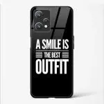 My Pc Wala Realme 9 Pro Black, White Glass Back Cover