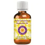 Deve Herbes Pure Cedarwood Essential Oil (Juniperus virginiana) Natural Therapeutic Grade Steam Distilled 30ml
