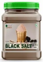 Bliss of Earth Traditional Kiln Fired Black Salt Powder Kala Namak Non Iodized for Weight Loss & Healthy Cooking, Natural Substitute of White Salt 1kg