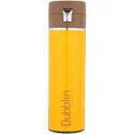 Dubblin Glitter Stainless Steel Double Wall Vacuum Insulated BPA Free Water Bottle with Anti Skid Bottom & Leak Proof Lid, Sports Thermos Flask Keeps Hot 6 Hours, Cold 12 Hours (Orange 450 ML)