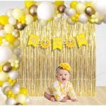 Untumble Sunshine Yellow Half Birthday Foil Kit (Pack of 54 pcs)