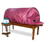 Kawachi Sleeping Posture Portable Steam Sauna Bath in Ayurvedic Panchkarma Home Steam Therapy Pink