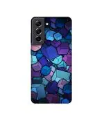 Casotec Color Box Design 3D Printed Hard Back Case Cover for Samsung Galaxy S21 FE 5G