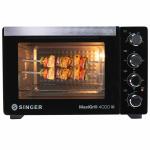 Singer Maxigrill Oven Toaster Grill 40 Litres (1600 Watts, Black)