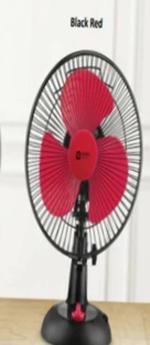 Orient Electric TABLE 27 neo HIGH SPEED 400 mm Anti Dust 3 Blade Table Fan 2-year warranty by Orient (black & red Pack of 1)