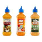 Bomb Sauce Combo of Chipotle, Thousand Island & Momo Dressing & Dip Sauces (Pack of 3 x 310 g)