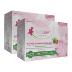 everteen Feminine Intimate Hygiene Wipes for Women- 2 Packs (15 Individually Wrapped Wipes each)
