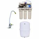 AQUA D PURE Wall Mountable Or Under the Sink Ro Water Purifier with Faucet and 15 Litres Hydro Pneumatic Pressure Tank for Home and office