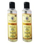 Khadi Natural Hair Serum 210ml | Nourishing and Shine-Enhancing Hair Treatment Pack of 2