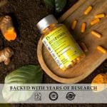 Naturesque Curcumin with 97% Curcuminoids Ultra-PureTulsi & Black Pepper extract Maximum Bio-Absorption Antioxidant & Anti-inflammatory Supplement for Skin, Joints, Cellular Detoxification - 30 Capsules