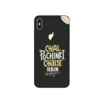 GADGETSWRAP Printed Vinyl Skin Sticker for Apple iPhone Xs Max - chal-pochinki-chalte-hain