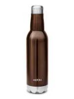 Milton Stainless Steel Dark Brown Pride 900 Themosteel Hot And Cold Water Bottle - 820 Ml