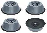 OXILY 4Pcs Washing Machine Anti Vibration Pads and Dryer, Shock Noise Cancelling Washing Machine Support, Prevent Moving Universal Size