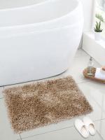 Saral Home Easy Living Gold Shaggy Floor Mat 50x80 cm