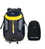 Lunar's Blue Laptop Backpack With Rain Cover And 2 Large Compartments - 50 L