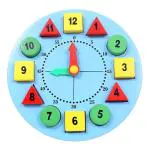 The Little Boo Wooden Educational Picture Clock Puzzle for Kids