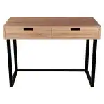 HMI Study Table With Powder Coated MS Leg Frame With Two Drawer - 1066 X 500 X 762 MM