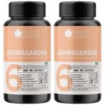 Bliss of Earth High Potency Ashwagandha Root Extract Tablets 500mg With Quick Release & Enhanced Bioavailability, Stress Relief, Memory, Focus, and Immune Support, 120 Tablet (Pack of 2)