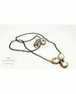 Jn Handicraft Alloy Gold, Black Jewel Set For Women