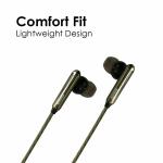 Xeanco High Bass 10mm Dynamic Driver in-Ear Wired Earphones with in-line mic - Grey