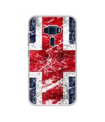 Casotec UK Flag Design Printed Silicon Soft TPU Back Case Cover for Asus Zenfone 3 ZE520KL