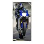 GADGETSWRAP Printed Vinyl Skin Sticker for Samsung Galaxy S23 Ultra - Super Blue Bike