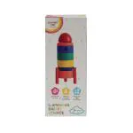 Shooting Star Rocket Stacker Colourful Stacking Toy Multicolour 3Y+