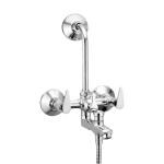 Oleanna Divine Brass 3 in 1 Wall Mixer With L-Bend