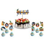 Festiko Set of 11 Pcs Kanha Bal Gopal Theme Happy Birthday (Cake & Cupcake Toppers), Cake Decoration Supplies, Kanha Bal Gopal Janmashtami Decoration