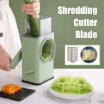 SHREE SANT ENTERPRISE Manual Vegetables Grater for Kitchen, Multifunctional Rotary Drum Vegetables Cutter Grater & Slicer, Cheese Grater, Salad Cutter, Vegetable Shredder, Mandoline Chopper, Salad Maker (Multi)