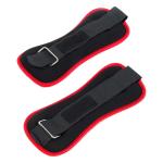 LEOSPORTZ Adjustable(1 kg each) Ankle Weights Wrist Leg Weights (A Pair) Single Velcro Red, Black Ankle & Wrist Weight (2 kg) (Yellow,black)